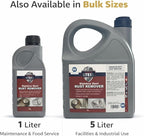 Stainless Steel Rust Stain Remover & Cleaner, NSF Approved Safe for Food Areas. Non-Toxic Stainless Steel Cleaner for Appliances is Perfect for Commercial Use, Your Fridge, Best Knife, Pan (17 oz)