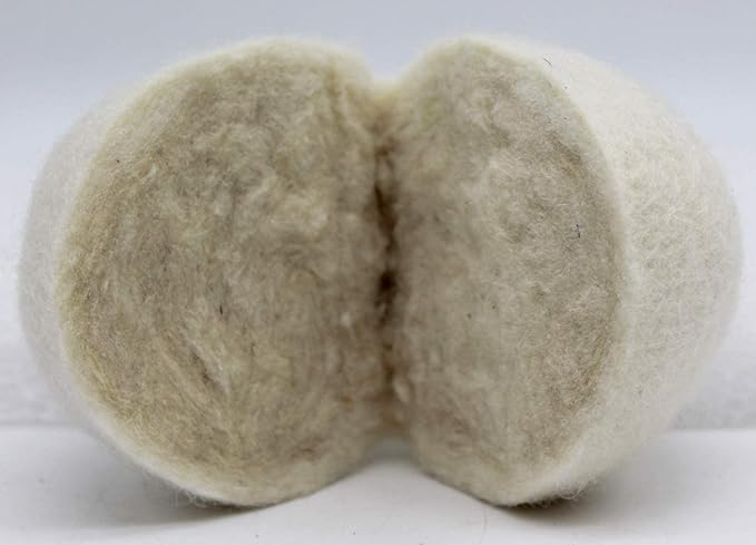 Wooland Wholesale Bulk Laundry XL Premium Wool Dryer Balls-100% New Zealand Organic Wool Natural Fabric Softener for Sensitive Skin, Babies (400 Count)