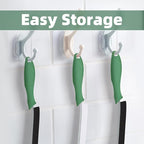 Hard Bristle Crevice Cleaning Brush - Cleaning Supplies - Grout Cleaning Brushes for Household Use - Crevice Cleaning Tool for Bathroom, Home and Kitchen (3, Green)