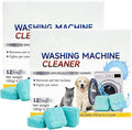 Washing Machine Cleaner Tablets, 12 Pack for a 6 Month Supply, Formulated for Pet Owners, Eliminates Odors, Lint and Detergent Buildup (2 Box)