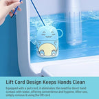 Cute Dinosaur-Shaped Toilet Bowl Cleaner Bottle, Bathroom Toilet Tank Cleaner with Ocean, Jasmine, and Peach Scent,Three bottles can be used for 9 months (Ocean)