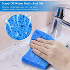 8PCS Dish Sponges Kitchen, Premium Blue Dish Washing Kitchen Sponge, Compressed Cleaning Sponges for Cleaning Kitchen and Bathroom, Non Scratch Scrub Sponge, Cleans Quickly and Well