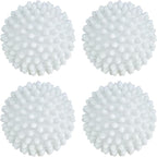 Dryer Balls 4 Pack - Non-Toxic Reusable Dryer Balls (White)