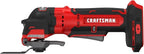 CRAFTSMAN V20 Cordless Oscillating Tool, Multi-Tool, Up to 19,000 OPM, Bare Tool Only (CMCE565B)