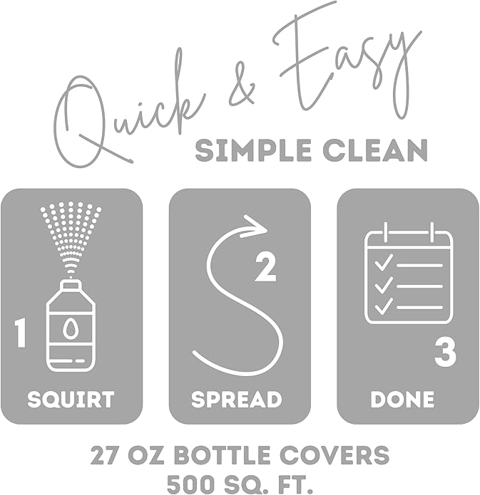 Quick Shine Hard Surface Pet Floor Cleaner 27 oz | Ready to Use, Removes Dirt, Streak Free, No Rinse | Hardwood, Laminate, Luxury Vinyl Plank LVT, & Tile | Safer for Kids, Pets & Our Environment