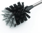 Long Bottle Brush, 15.15 in Bendable Cleaner Brushes for Cleaning Neck Beer Bottles, Wine, Baby Bottles, Water Bottles, Tumblers, Flask, Bird Feeder, Vase, Pipes and Brewing Supplies Black/1Pack
