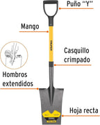 TRUPER PES-F D-Handle and Long Handle Garden Spades. Fiberglass 40 1/2" (103cm)