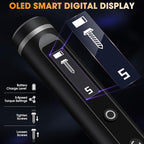 3.7V Mini Electric Screwdriver,Cordless Precision Screwdriver Set,50 in1 Magnetic Bits,Small Repair Tool Kit with Magnetic Storage,5 Torque, LED Display for Electronics Computer,Phone,Glasses,Watch