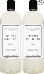The Laundress Whites Detergent, Concentrated Laundry Detergent Liquid, Whiten & Brighten Clothes, Tough on Stains, Classic Scent, 32 oz. (Pack of 2)