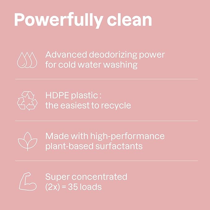 Bundle of ATTITUDE Baby Liquid Laundry Detergent and Fabric Softener, Plant and Mineral-Based, HE, Vegan Laundry Products, Sweet Lullaby, 33.8 Fl Oz