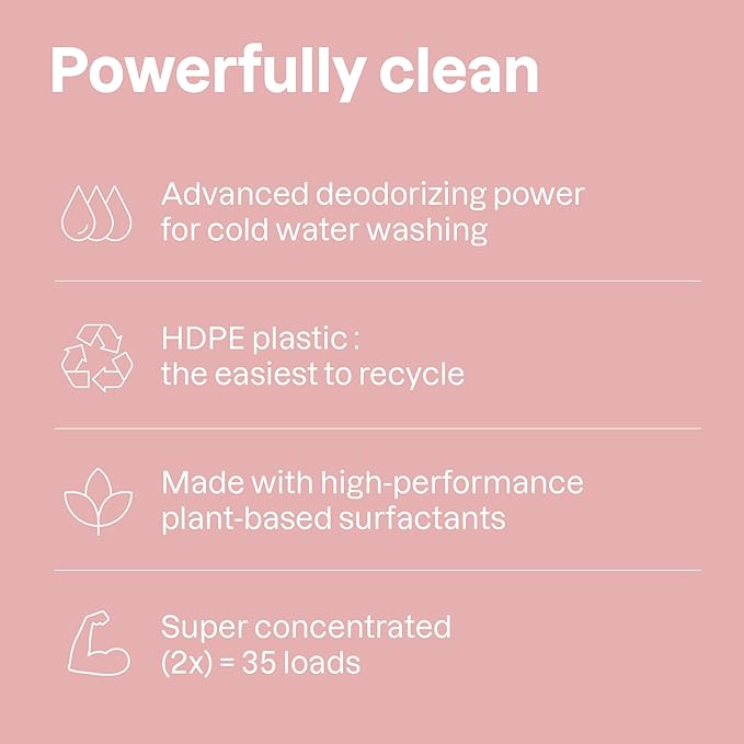 Bundle of ATTITUDE Baby Laundry Detergent and Fabric Softener, Plant and Mineral-Based Ingredients, HE Compatible, Vegan and Cruelty-free Laundry and Household Products, Pear Nectar, 33.8 Fl Oz