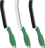 Hard Bristle Crevice Cleaning Brush - Cleaning Supplies - Grout Cleaning Brushes for Household Use - Crevice Cleaning Tool for Bathroom, Home and Kitchen (3, Green)