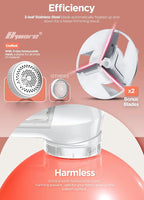 Bymore Fabric Shaver, Lint Remover, Lint Shaver Defuzzer Sweater Shaver for Clothes and Furniture with AC Adapter Pill Fuzz Remover-Pure White