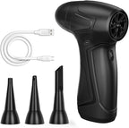 Rechargeable Compressed Air Duster for PC Computer, Cordless Mini Air Blower Portable, Super Powerful Dust Blower Speed Adjustable, Air Duster for Home, Outdoor, Leaf, Keyboard