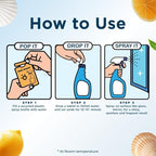 Glass Cleaner Refill Tablets | Plant-Based Streak-Free Window & Mirror Cleaner | Non-Toxic & Eco-Friendly Cleaning Solution | Plastic-Free Packaging | Assorted - Pack of 32