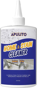 APULITO Household Cleaner Gel for Bathroom Shower Kitchen Tile Grout, Sinks Countertops 10 Fl Oz (Pack of 1)