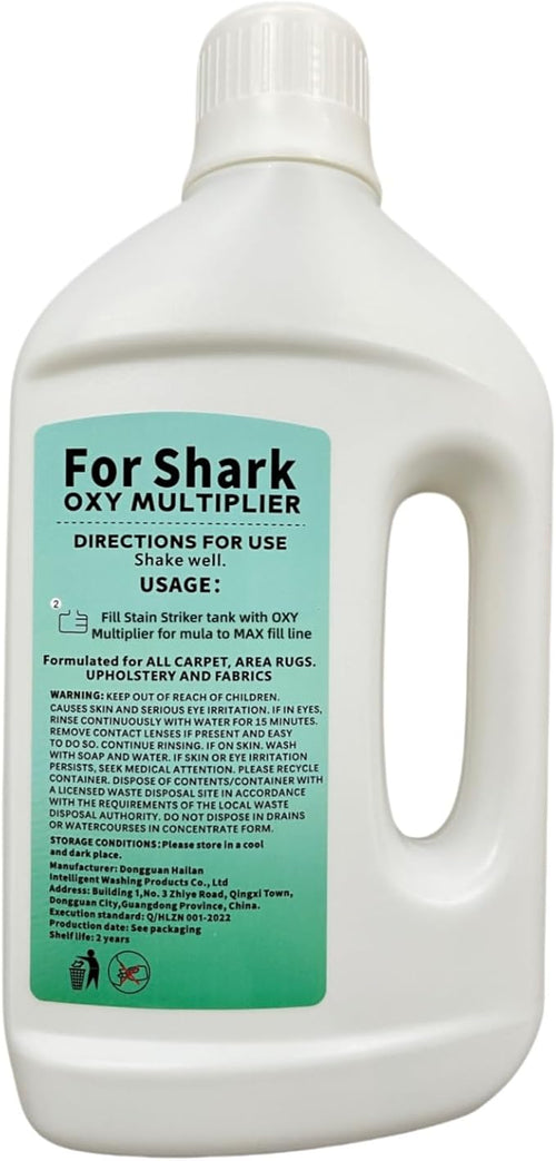 1L Stain & Odor Remover, Carpet Cleaner. Compatible With Shark All Upright And Compact Deep Carpet Cleaners(SYSTEM FORMULA 2)