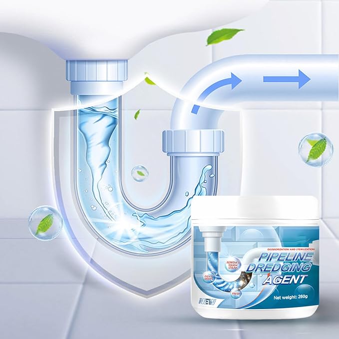 Drain Clog Remover, Powerful Pipe Dredging Agent, Sink Drain Cleaner for Kitchen Bathroom, Unclogging Solution for Pipes, Toilets & Showers (3)