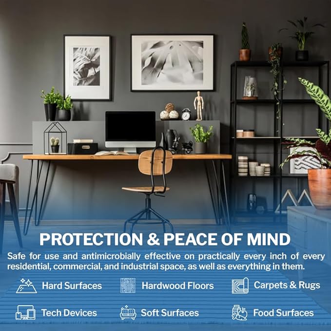 PermaSafe Shield, 90-Day Antimicrobial Surface Protectant; Mold, Mildew, Fungi, Algae and Odor Inhibitor, and More. 1 Gal.