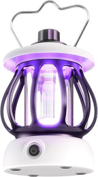 Flying Insect Trap, Fruit Fly Traps for Indoors & Outdoor Rechargeable, Quite Operation Fly Trap (1Device + 10Refills)