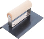 MARSHALLTOWN QLT Blue Steel Hand Edgers, Wood Handle, 152mm Length, 102mm Width, 19mm Radius, 22mm Lip, CE558B