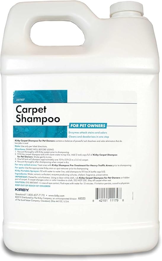 Kirby 237507 Carpet Cleaning Solution – Deep Cleaning Formula for Carpet Machines (512 Fl Oz)
