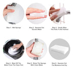Magic Erasers Sponge, 100 Pack Extra Premium Melamine Sponge Foam Cleaning Pads in Bulk, Non-Scratch Scrub Sponge, Household Cleaning Kitchen Dish Sponges (White)