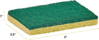 Kitchen Sponges for Washing Dishes, Non-Scratch Cellulose Dish Scrub Sponges, Cleaning Sponges for Household Use, Safe Cleaning Products, Kitchen Sponges Pack of 2, by Superio