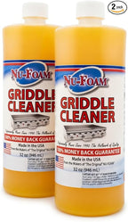 Nu-Foam Griddle Cleaner, Professional Flat Top Cleaning Liquid, 32 oz, for Commercial Griddles (2)