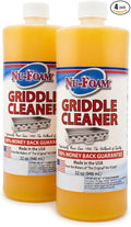 Nu-Foam Griddle Cleaner, Professional Flat Top Cleaning Liquid, 32 oz, for Commercial Griddles (4)