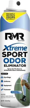 RMR Xtreme Sport Odor Eliminator Spray - Heavy-Duty Equipment, Uniform, Gym, and Shoe Deodorizer, 15 Ounces, Fragrance-Free
