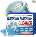 Deep Cleaning Washer Tablets, 12-Pack – Drum, Tub & Seal Care for Front and Top Load Washers, Easy Use, Keeps Washer Fresh and Running Smooth