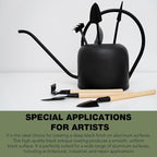 Professional Aluminum Black Metal Finish | Aluminum Black | Black Oxide Coating | Metal Blackening Solution for Restoring Scratched and Marred Areas | Fast-Drying Fast-Acting, 3.5 Fl oz.