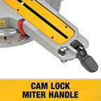 DEWALT Miter Saw, 12-inch Double Bevel Sliding Compound Miter Saw with XPS LED Shadow Light System, Includes Blade Wrench, Material Clamp and Dust Bag (DWS780)