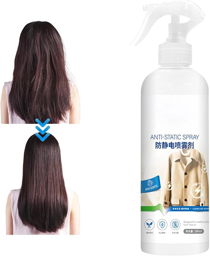Static Guard Spray - Anti-Static Spray For Clothes, Static Cling Remover Spray | Fabric Spray For Clothes, Static Control Spray For Home, Travel-Friendly Anti-Cling Spray, Easy-to-Use, frash Scent Sta
