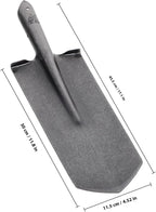 SUPVOX Heavy-Duty Manganese Steel Garden Handle Shovel for Planting and Digging Narrow Tip Spade Gardening Tool for Lawn Care and Tree Transplanting