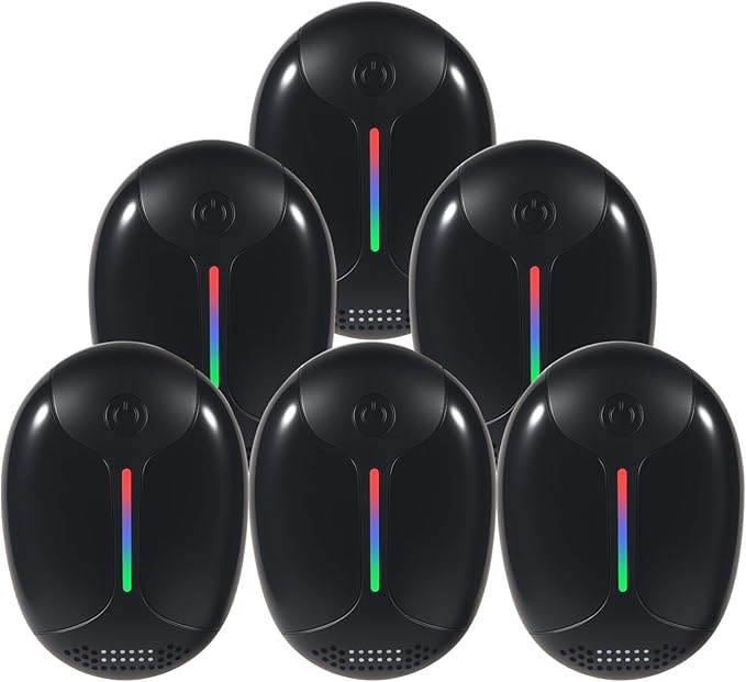 2025 Ultrasonic Pest Repeller Indoor Electronic Mouse Repellent Devices Rodent Repellent Ultrasonic Plug in Pest Control for Mice Roach Bug Mosquito Spider Ant Insect for Home Office,3 Mode Switching