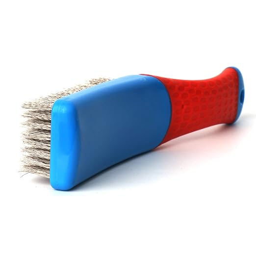 Wire Brushes for Rust Removal - Stainless Steel Wire Metal Brush for Cleaning Concrete, Paint Remover for Concrete & Grill Rust Remover with Ergonomic Handle (15.5x3.5cm)