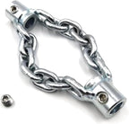 Flex‑Shaft Sewer Descaling Chain, Cable Sewers Dredge Flex for 16mm Spring, Push-Type Rotary Oil Pollution in Pipeline Blocks Drilling Tools (2Pcs)