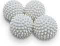 Dryer Balls 4 Pack - Non-Toxic Reusable Dryer Balls (White)