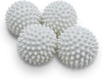 Dryer Balls 4 Pack - Non-Toxic Reusable Dryer Balls (White)