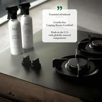 Bayes Cooktop Cleaner and Protectant for Daily Use - Cleans, Shines and Protects Ceramic Glass and Enamel Cooktops - For Fingerprints, Grease, Residue, and Smudges - 16 oz, 2 Pack