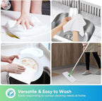 HOMEXCEL White Microfiber Cleaning Cloth, 12 Pack Premium Microfiber Towels for Cars, Lint Free, Scratch-Free, Highly Absorbent, Reusable Cleaning Rags for Car, Household, Kitchen, Window, 11.5"X11.5"