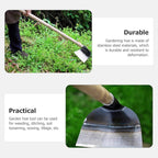 DOITOOL Heavy Duty Garden Hoe Tool Solid Steel Hand Hoe for Weeding Digging Soil Loosening and Planting in Backyard and Farm