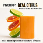 KELEBS 7 Dish Soap Bars | Citrus Essential Oil Formula | Natural & Organic Ingredients | Gentle on Hands | For Plant-Based Kitchens & Light Dishwashing | Biodegradable | No Overpour | Value Pack