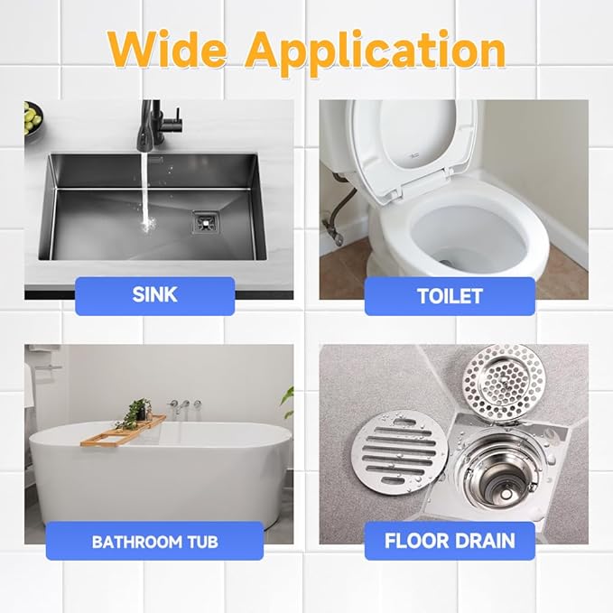 2025 Upgraded Sink Drain Cleaner, Sink and Drain Cleaner, Multi-functional pipe unclogging agent, Powerful Sink Cleaner for Kitchen and Pipes Cleaning Tool (1Pcs)