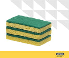 Kitchen Sponges for Washing Dishes, Non-Scratch Cellulose Dish Scrub Sponges, Cleaning Sponges for Household Use, Safe Cleaning Products, Kitchen Sponges Pack of 24, by Superio