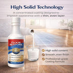 Floor Restore – High Solid Floor Restorer for Wood & Hard Floors, Concentrated Coating to Restore Shine & Cover Fine Scratches, Easy Mop-On Application