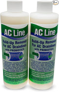 AC Drain Line Cleaner - 2 Pack / 6 Month Supply - Cleans HVAC drain lines, AC line cleaner, condensate lines, fountain drink drain lines and more