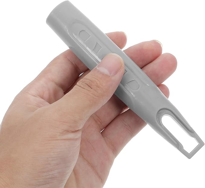 VALICLUD 2pcs Gray 19mm Plastic Broom Handles Replacement Grip for Dustpan and Mop Sticks, Sturdy Broom and Dustpan Handle Accessories for Household Cleaning and Sweeping Tasks